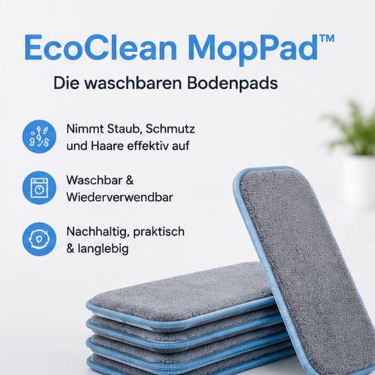 EcoClean MopPad™ – die wiederverwendbaren Bodenpads